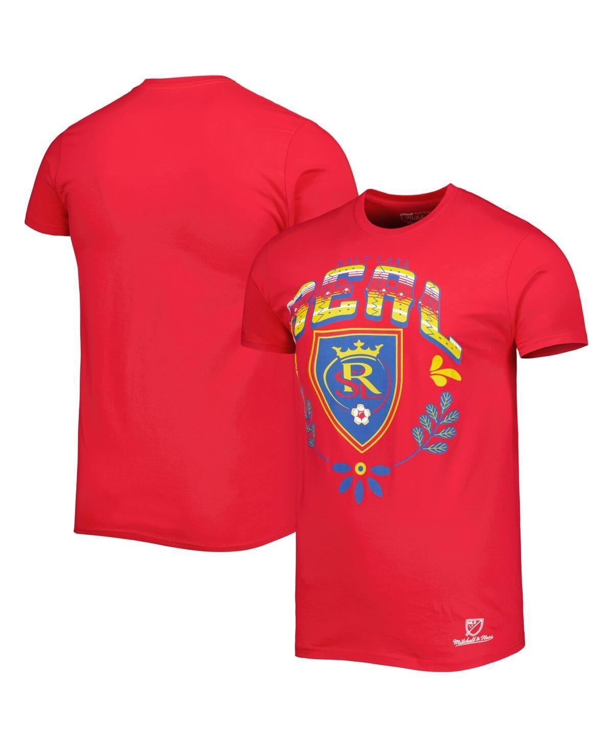 Mens Mitchell & Ness Red Real Salt Lake Serape T-Shirt Product Image