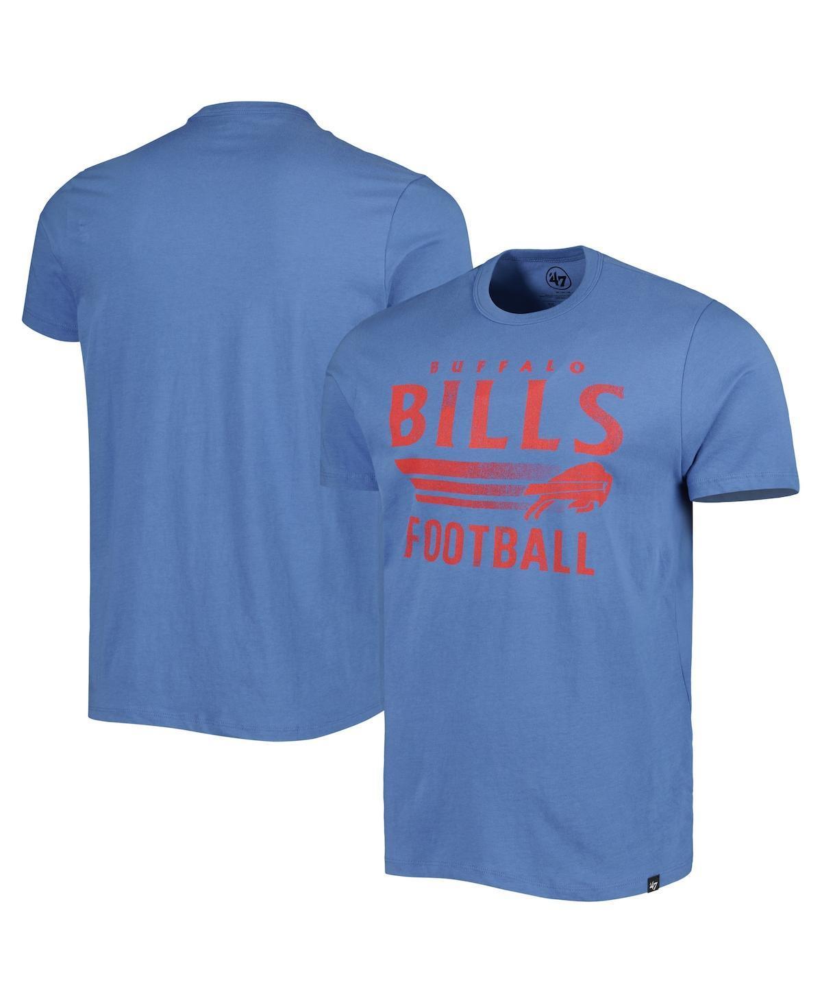 Mens 47 Brand Royal Buffalo Bills Wordmark Rider Franklin T-shirt Product Image