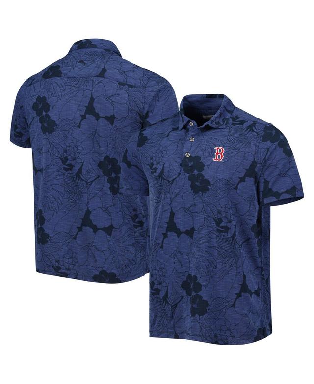 Mens Tommy Bahama Navy Boston Red Sox Miramar Blooms Polo Shirt Product Image