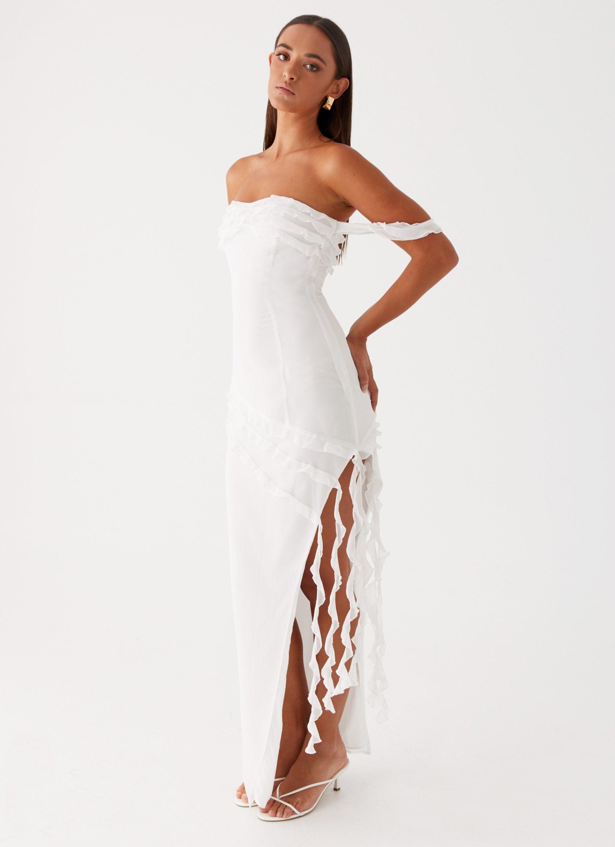 Alaska Maxi Dress - White Product Image