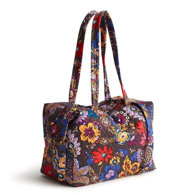 Vera Bradley Woodhill Shoulder Bag Women in Colorful Bouquet Brown/Purple Product Image