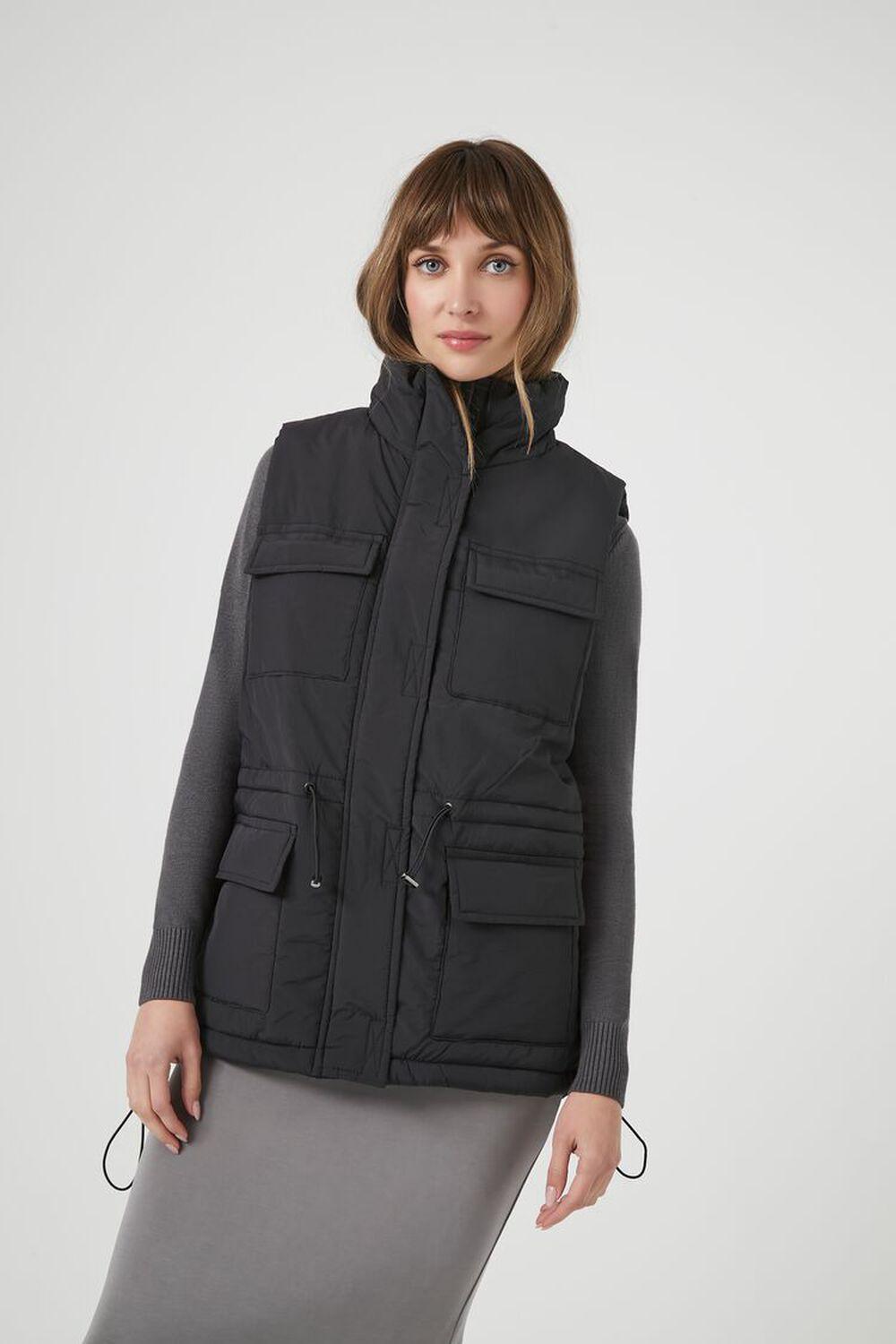 Utility Cargo Puffer Vest | Forever 21 Product Image