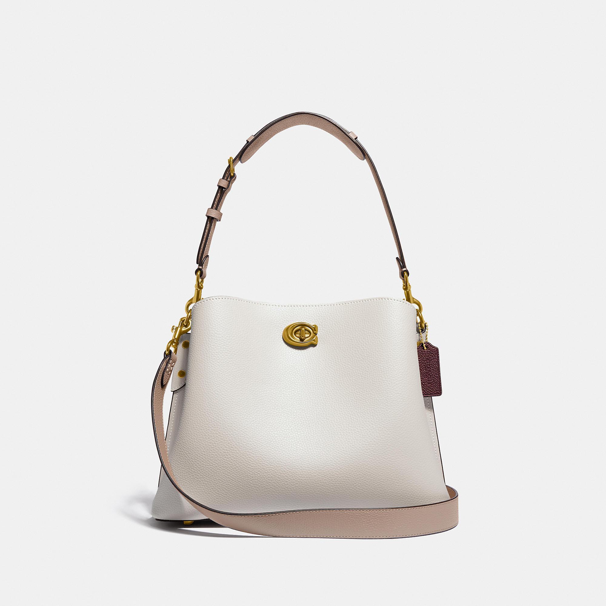 COACH Willow Colorblock Leather Shoulder Bag Product Image