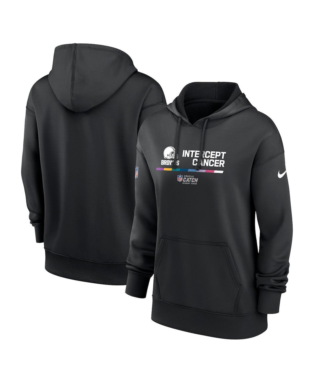 Womens Nike Black Pittsburgh Steelers 2022 Nfl Crucial Catch Therma Performance Pullover Hoodie Product Image