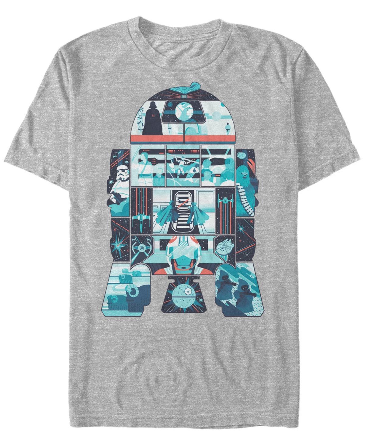 Star Wars Mens Classic R2-D2 Behind The Scenes Short Sleeve T-Shirt Product Image