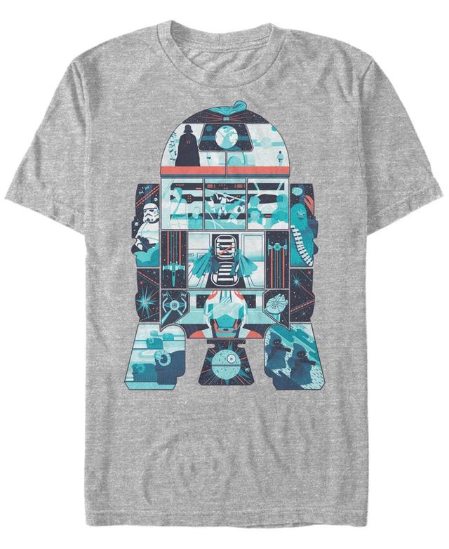 Star Wars Mens Classic R2-D2 Behind The Scenes Short Sleeve T-Shirt Product Image