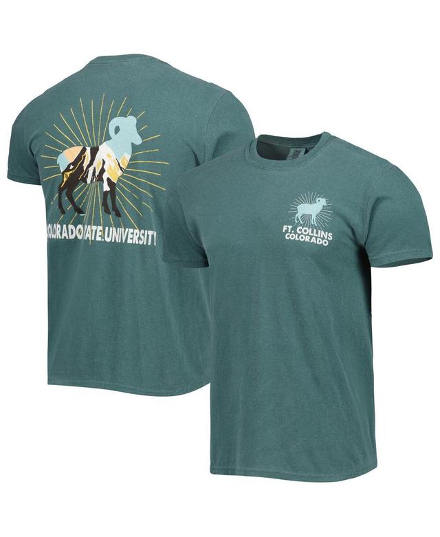 Mens Colorado State Rams Mascot Scenery Comfort Color T-Shirt Product Image