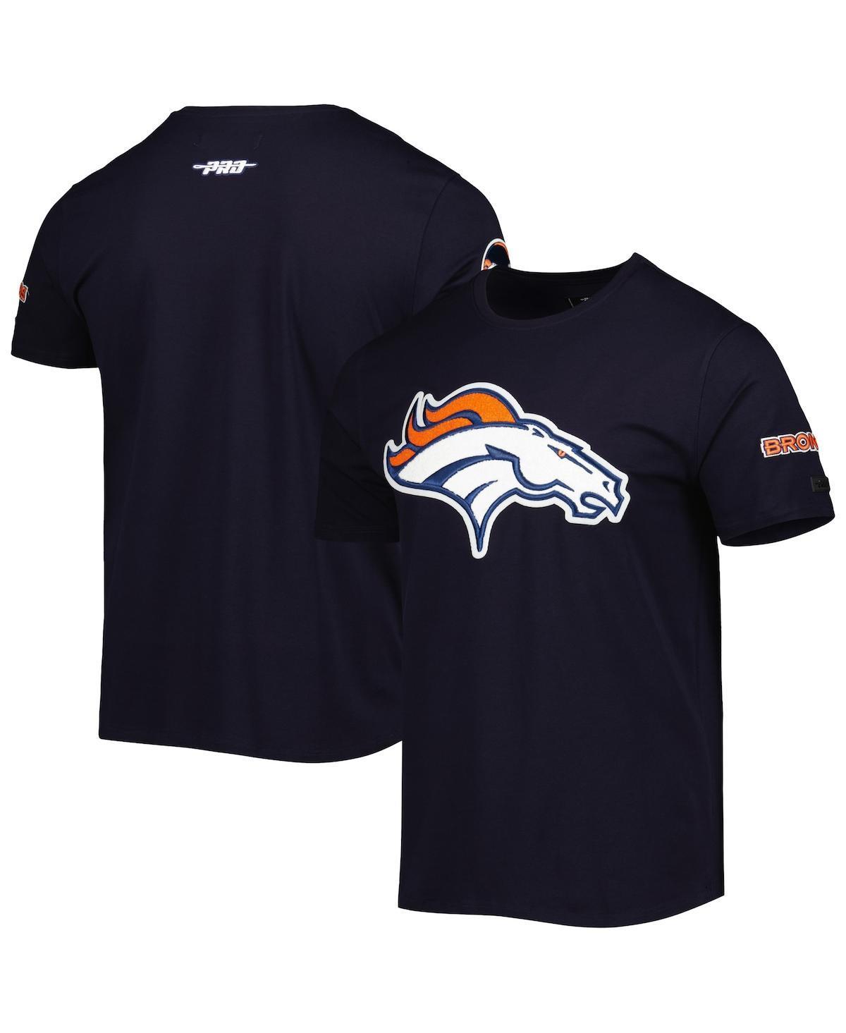 Mens Pro Standard Navy Denver Broncos Mash Up T-shirt Product Image