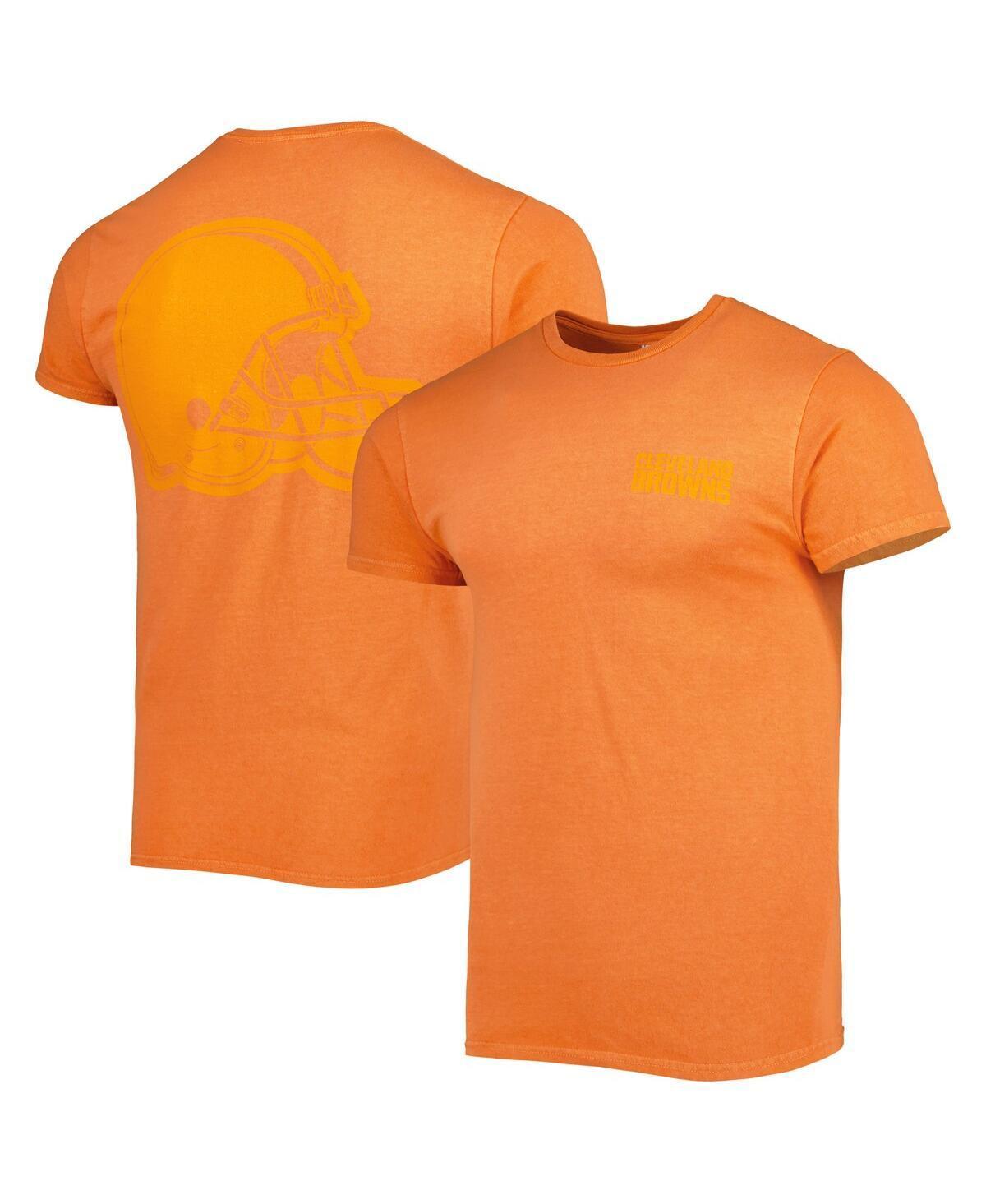 Mens 47 Brand Orange Cleveland Browns Fast Track Tonal Highlight T-shirt Product Image