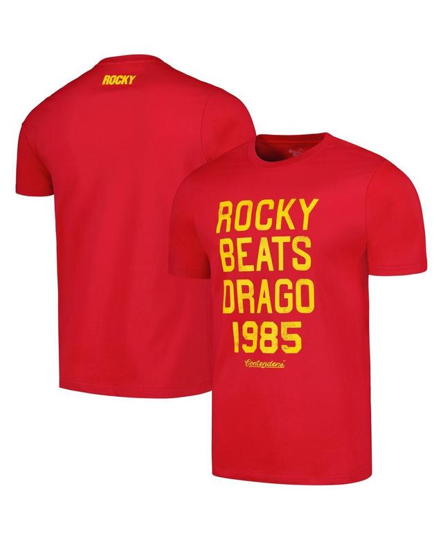 Contenders Clothing Mens Red Rocky Rocky Beats Drago T-Shirt Product Image