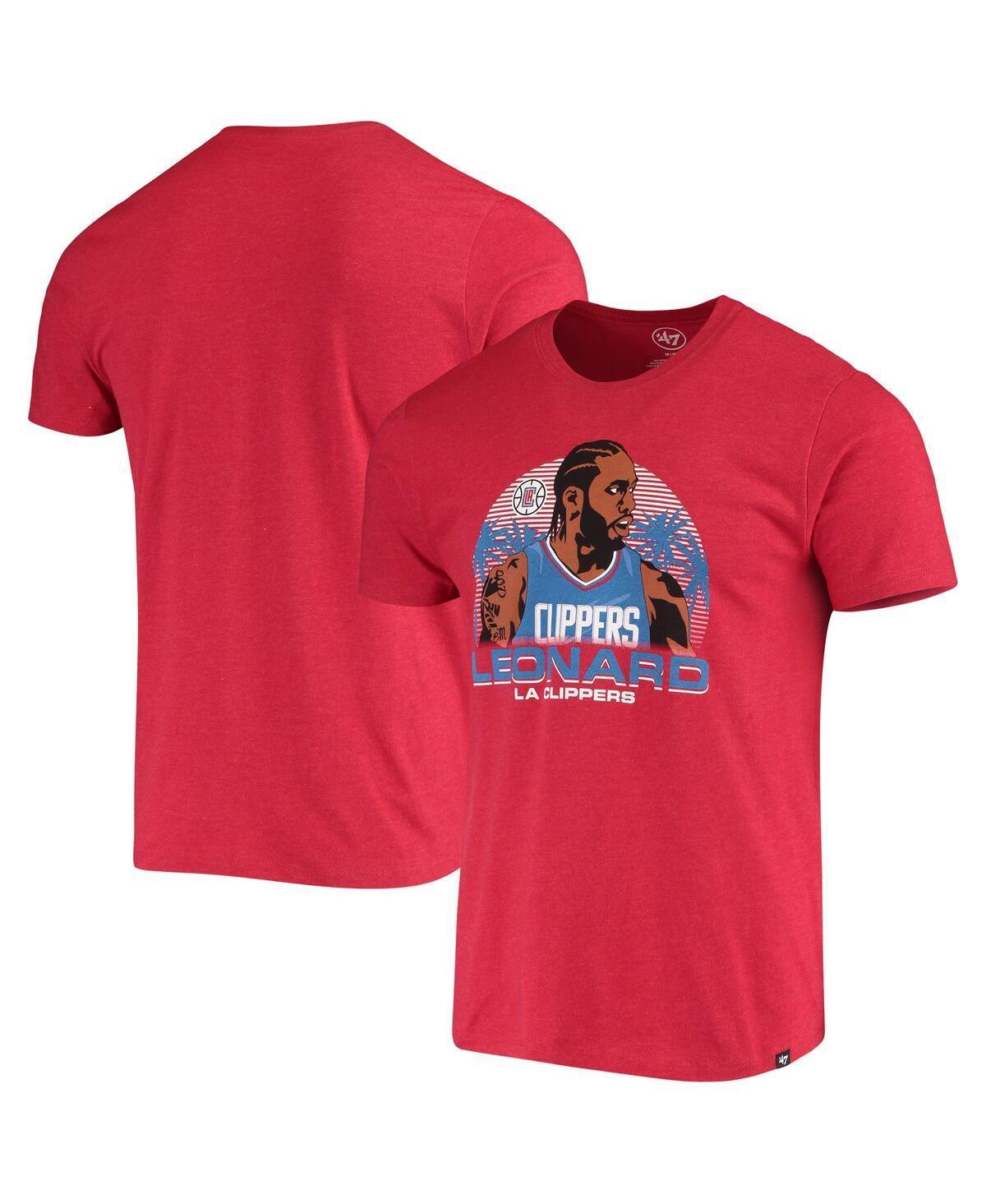 Mens Kawhi Leonard Red La Clippers Player Graphic T-shirt Product Image