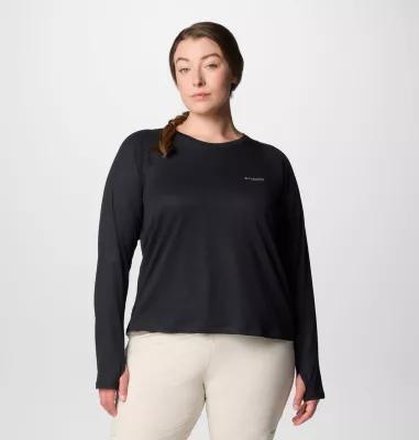 Columbia Women's Summit Valley Long Sleeve Crew Shirt - Plus Size- Product Image