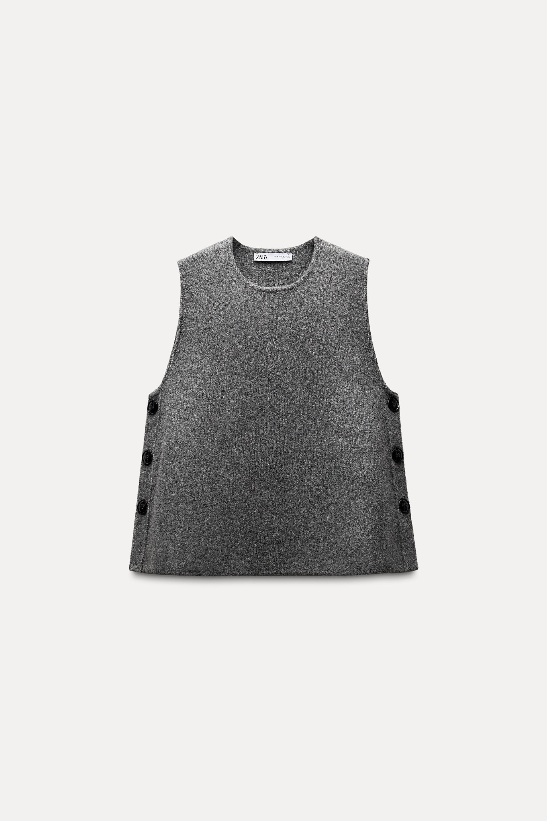 VEST TOP WITH SIDE BUTTONS product image