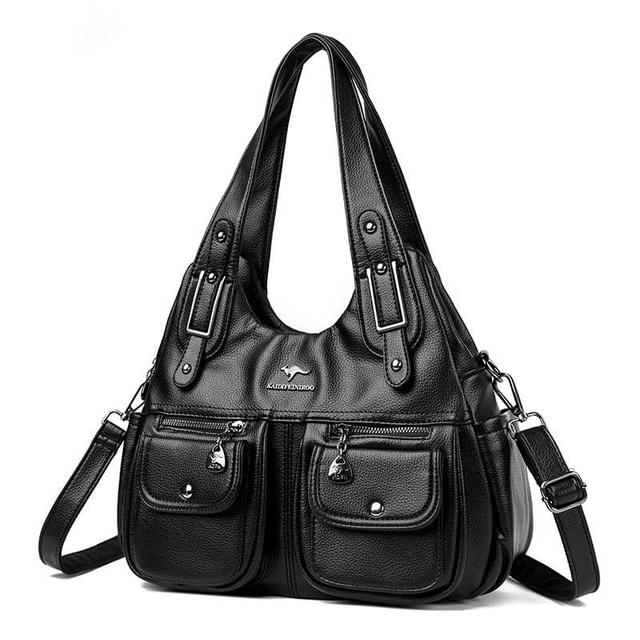 Faux Leather Tote Bag Product Image