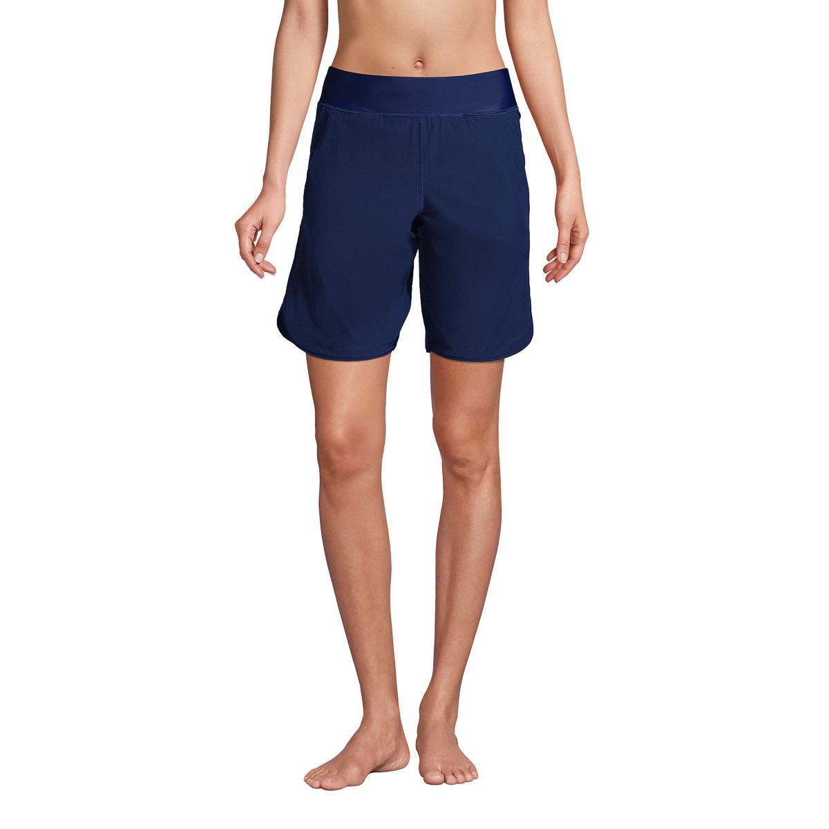 Lands End Womens 9 Quick Dry Modest Swim Shorts with Panty Product Image