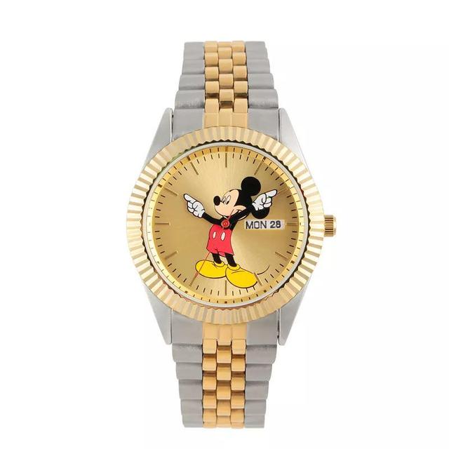 Disneys Mickey Mouse Mens Two Tone Alloy Watch WDS000102 Product Image