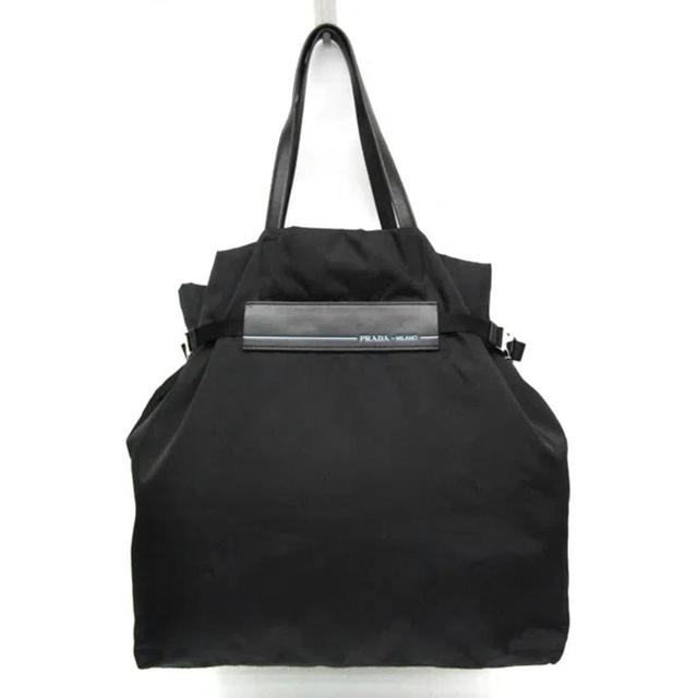 Tessuto Black Synthetic Tote Bag () Product Image