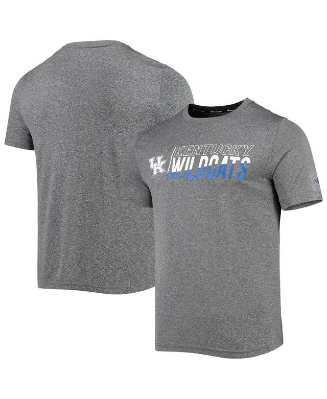 Mens Champion Gray Kentucky Wildcats Slash Stack T-Shirt Product Image