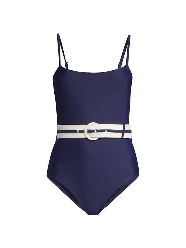 Womens The Nina Belted One-Piece Swimsuit Product Image