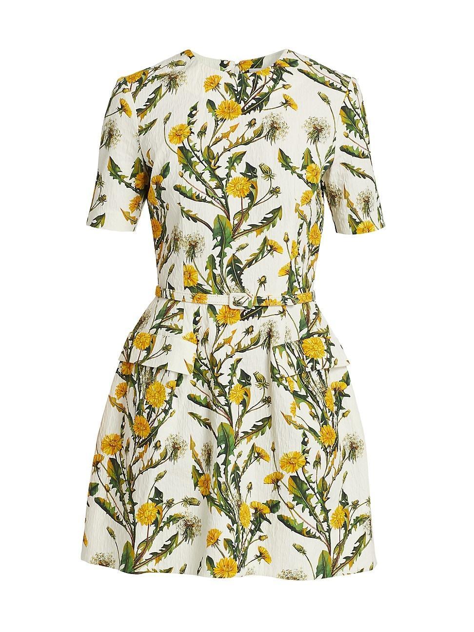 Womens Dandelion Cotton-Blend Cloqu Dress Product Image