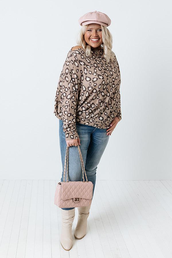 Sneak Away Leopard Shift Top Curves Product Image