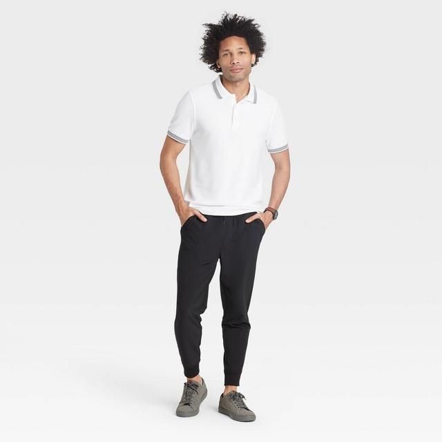 Mens Tapered Tech Cargo Jogger Pants - Goodfellow & Co Black L Product Image