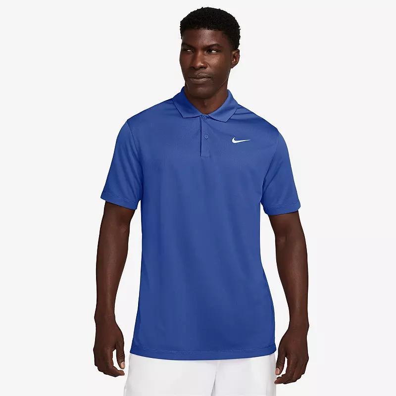 Nike Mens Relaxed Fit Core Dri-fit Short Sleeve Golf Polo Shirt - White Product Image