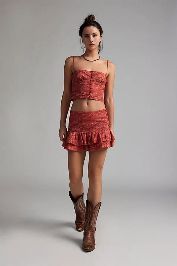 Kimchi Blue Eloise Crop Top & Mini Skirt Set Womens at Urban Outfitters Product Image