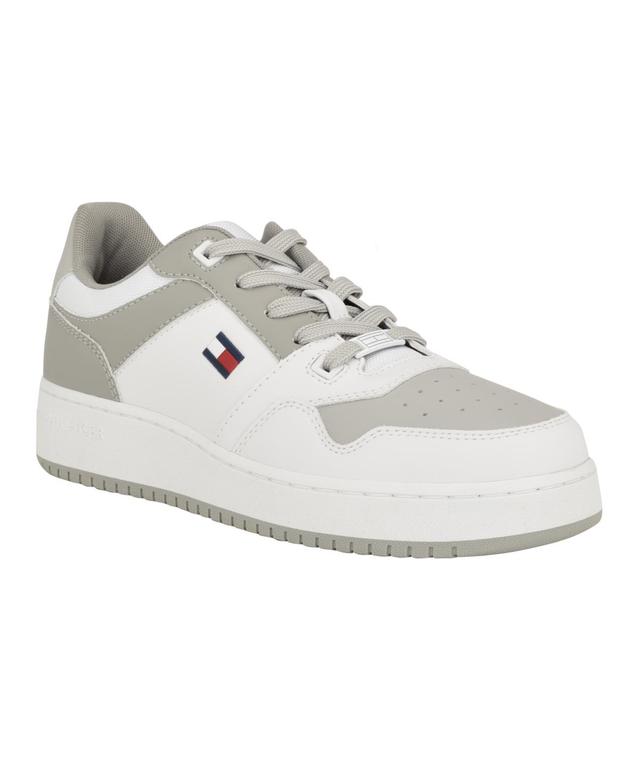 Tommy Hilfiger Mens Krane Lace Up Fashion Sneakers - Light Natural Product Image