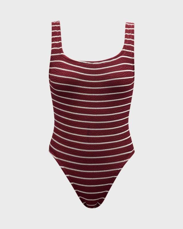 Square-Neck One-Piece Swimsuit Product Image