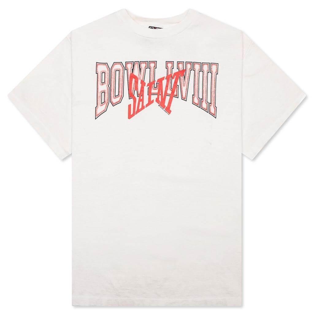 Feature x Saint Michael Saint Bowl S/S Tee - White Male Product Image