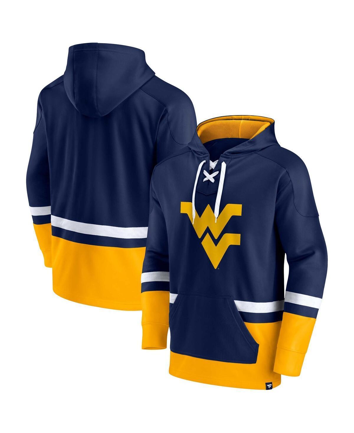 Mens Fanatics Navy West Virginia Mountaineers First Battle Pullover Hoodie Product Image