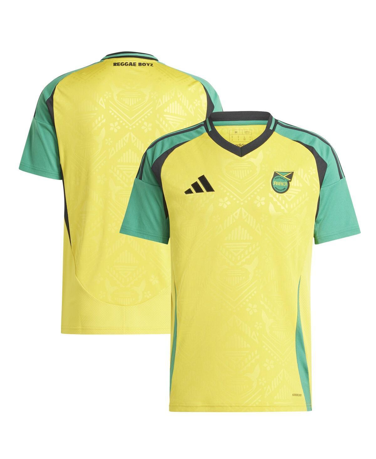 Adidas Mens Yellow Jamaica National Team 2024 Home Replica Jersey - Yellow Product Image