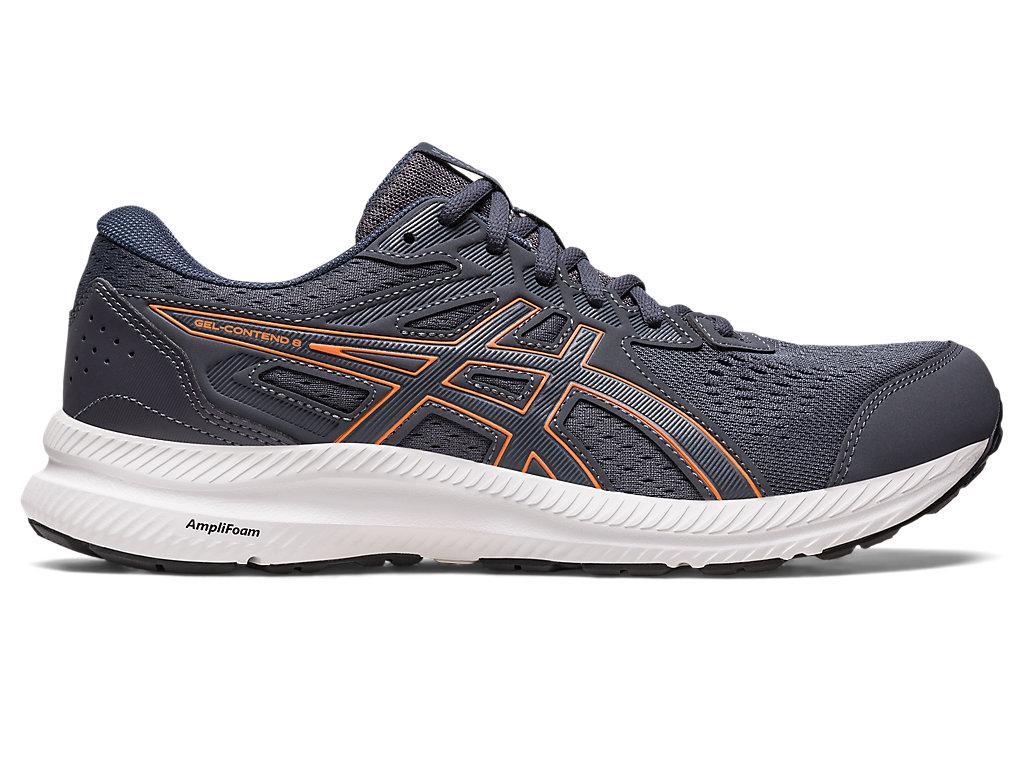 Asics Mens Gel-Contend 8 Extra Wide Width Running Sneakers from Finish Line - Grey Product Image