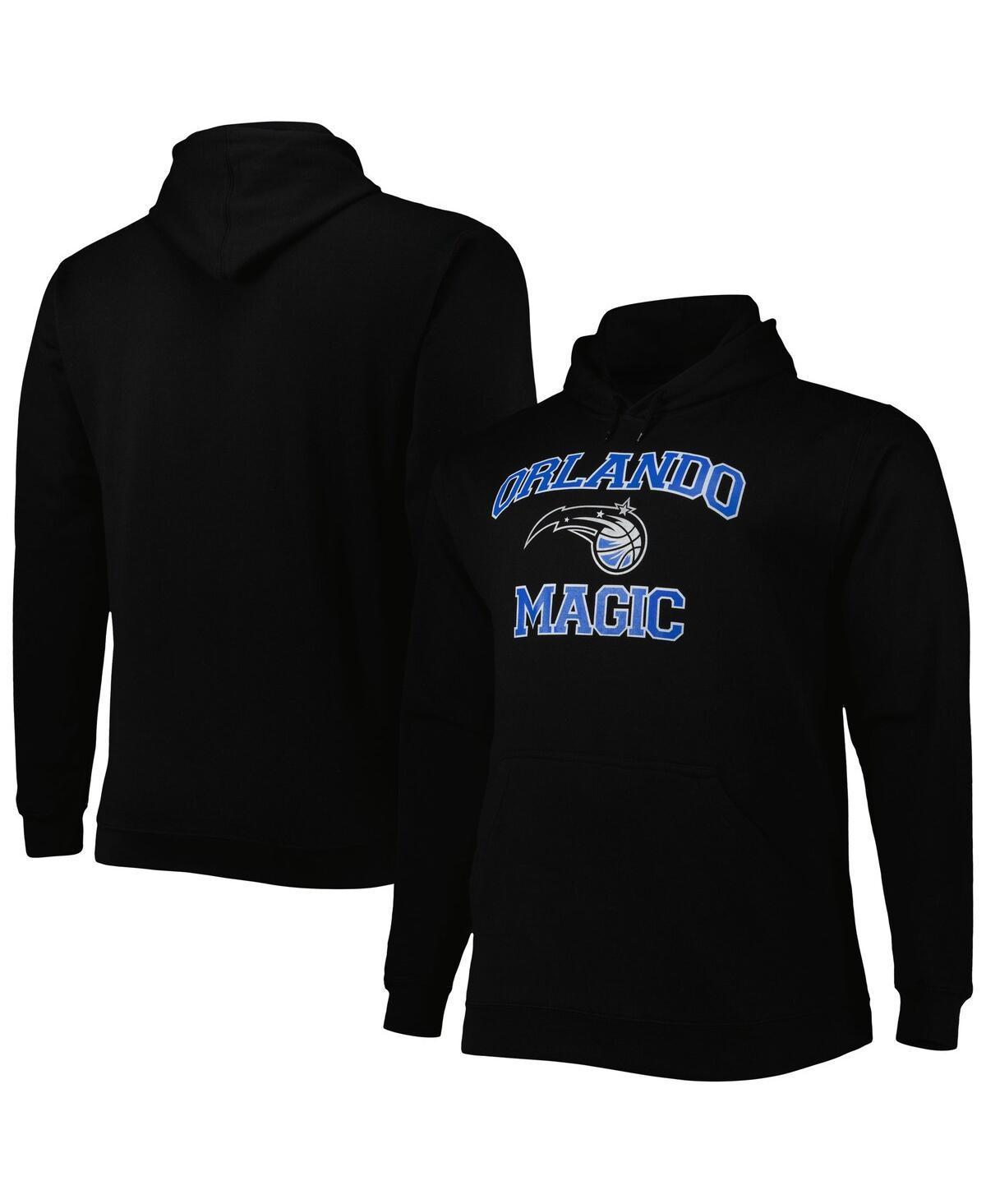 Mens Black Orlando Magic Big and Tall Heart and Soul Pullover Hoodie Product Image