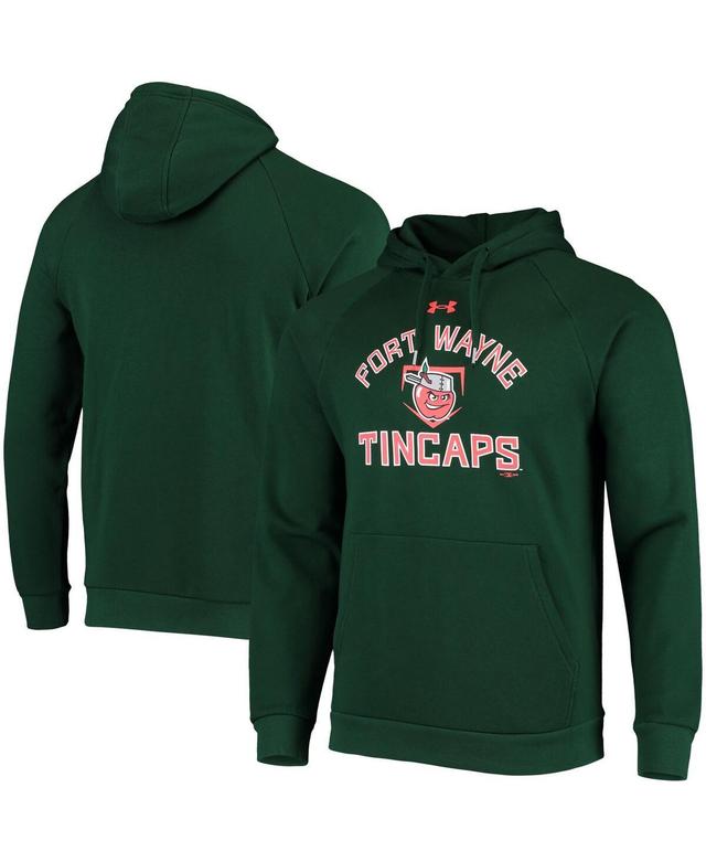 Mens Under Armour Green Fort Wayne TinCaps All Day Raglan Fleece Pullover Hoodie Product Image