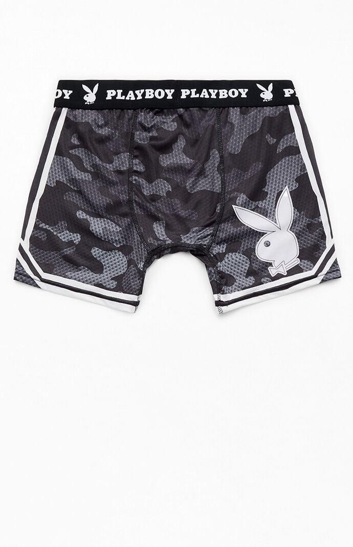 Playboy By PacSun Men's Camo Varsity Boxer Briefs - Product Image