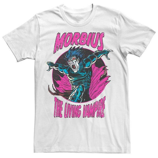 Mens Marvel Morbius The Living Vampire Purple Hue Portrait Tee Product Image