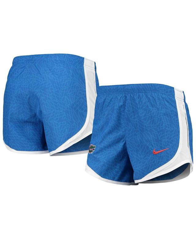 Nike Womens Royal and White Florida Gators Performance Tempo Shorts - Royal Product Image