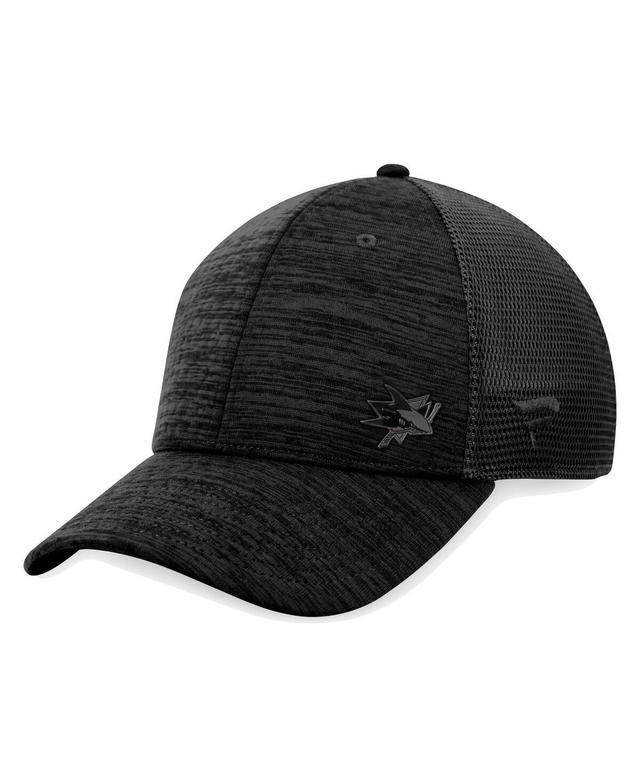 Fanatics Mens Black San Jose Sharks Authentic Pro Road Flex Hat Product Image