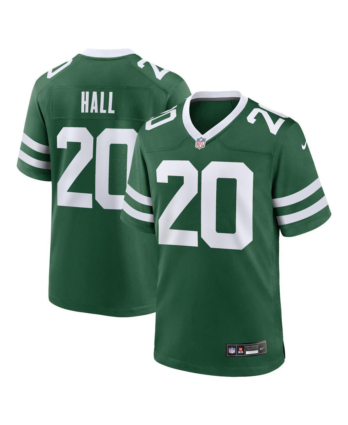 Nike Mens Breece Hall Legacy New York Jets Game Jersey - White Product Image