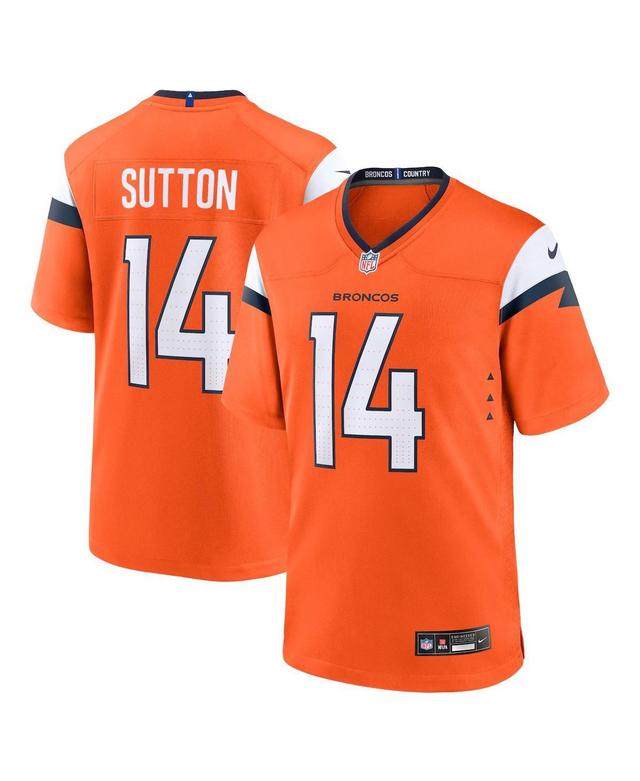 Nike Mens Courtland Sutton Orange Denver Broncos Game Jersey - Orange Product Image