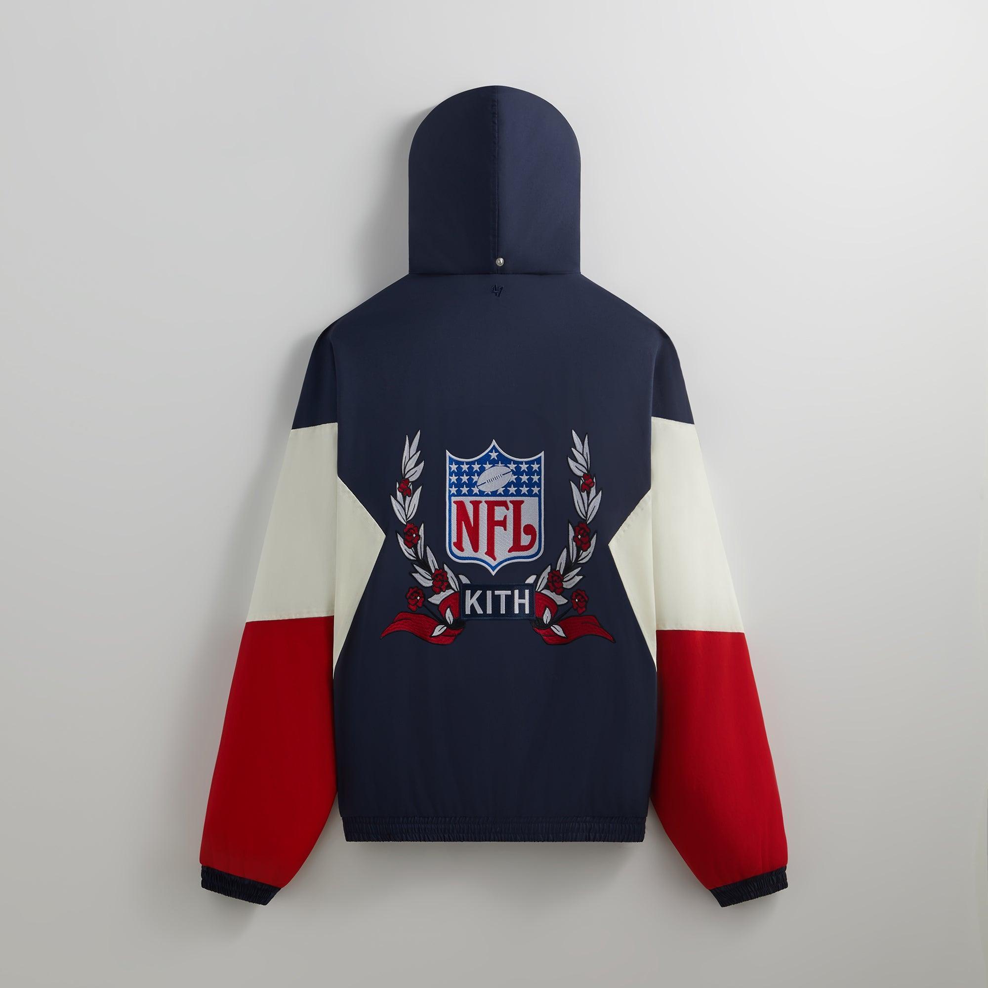 Kith & '47 for the NFL: Giants Quarter Zip Anorak With Hood - Nocturnal Male Product Image