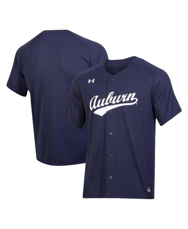 Under Armour Mens Auburn Tigers Replica Baseball Jersey - Navy Product Image