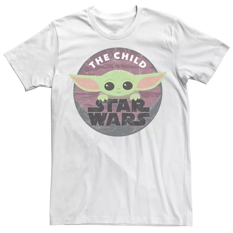 Mens Star Wars: The Mandalorian The Child Cute Circle Portrait Tee Product Image