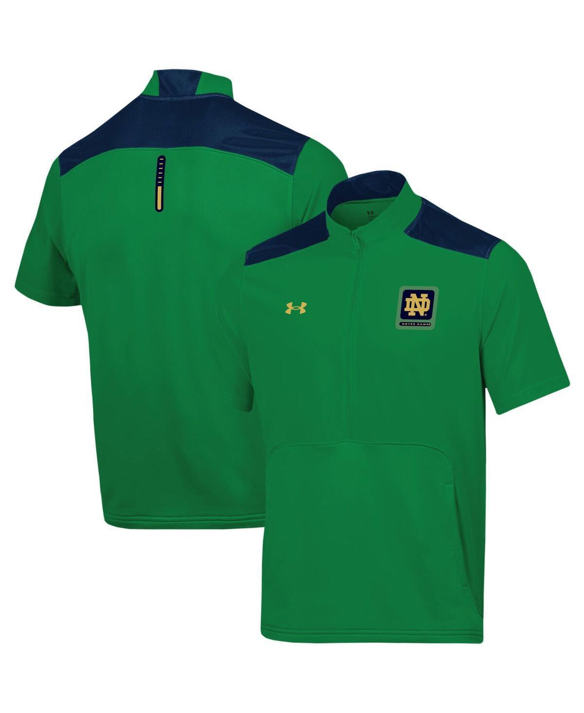 Mens Under Armour Notre Dame Fighting Irish Motivate Half-Zip Jacket Product Image