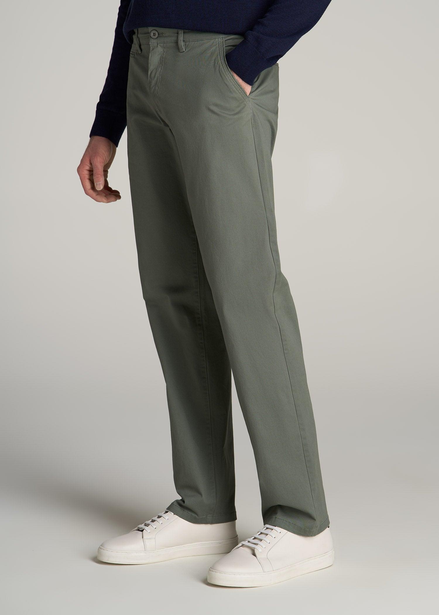 Mason RELAXED Chinos in Wreath Green - Pants for Tall Men Product Image