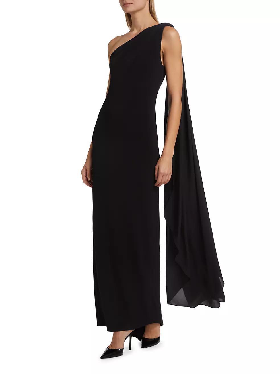 Anja Draped One-Shoulder Maxi Dress Product Image