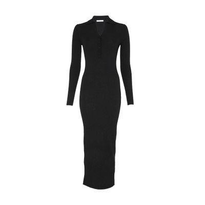 Frais Knitted Midi Dress In Black product image