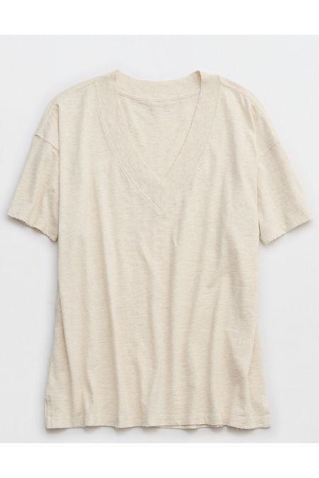 Aerie Extreme V-Neck Oversized Boyfriend T-Shirt Women's Product Image